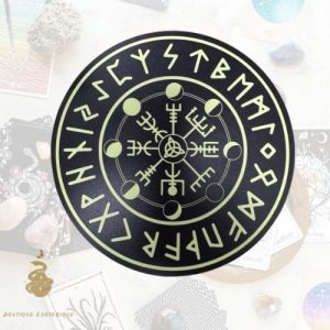 Planche de divination futhark en bois 20 cm