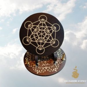 Porte encens bois metatron 10cm
