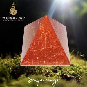 Pyramide jaspe rouge