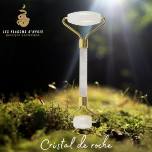 Rouleau de massage cristal de roche