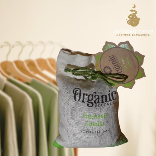 Organic goodness patchouli sachet parfume