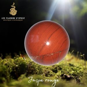 Jaspe rouge - 40mm sphere